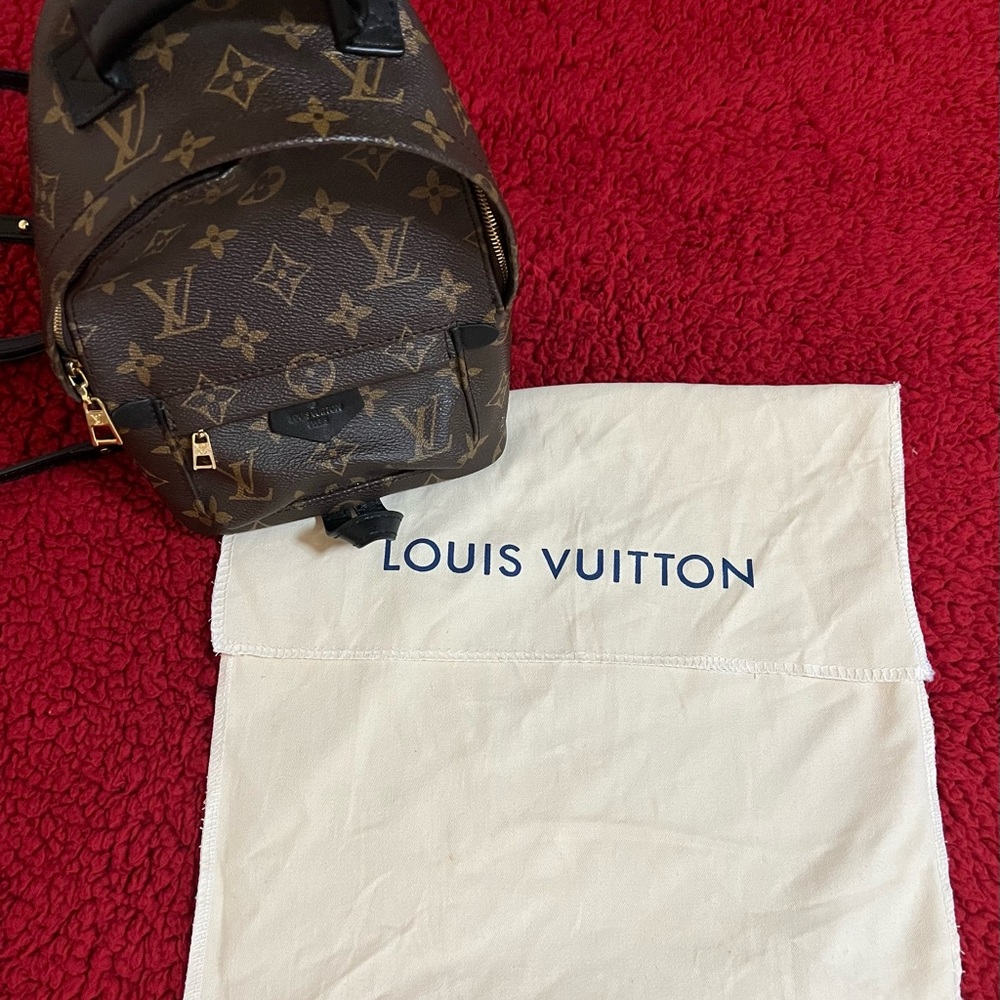 LOUIS VUITTON AUTHENTIC MINI PALM SPRINGS MONOGRAM BACKPACK. NWOT. - Picture 12 of 12